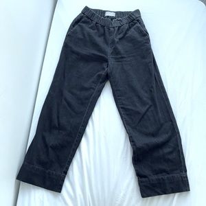 EVERLANE the Easy Jean. Cotton 4 pockets size 8 women’s Elastic waist ! Cropped